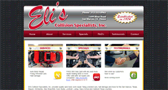 Desktop Screenshot of eliscollision.net